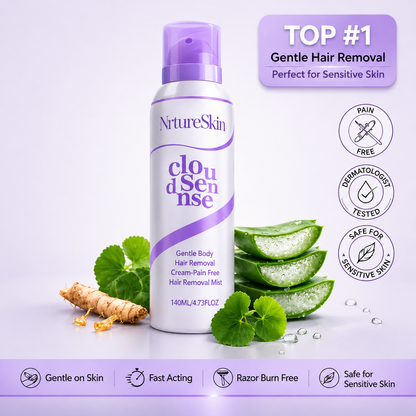 Pain Free Hair Removal Moose for Sensitive Skin